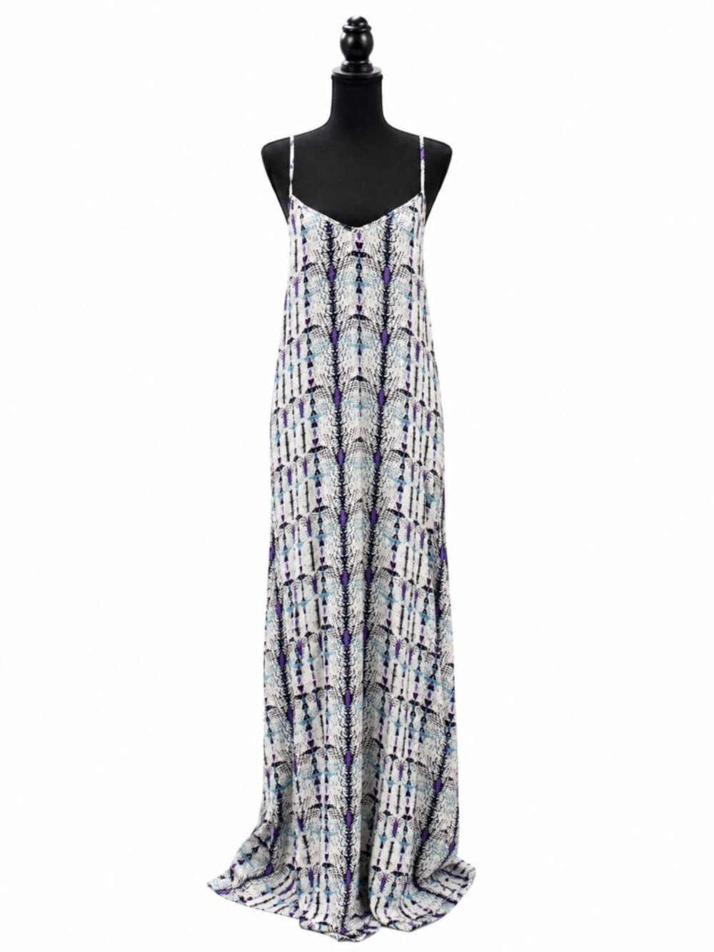 TART Collections Cowl Back Printed Maxi Dress - Size M